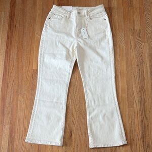 Warp + Weft White Ankle Jeans